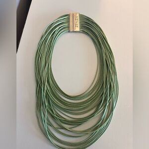 Leather rope necklace
